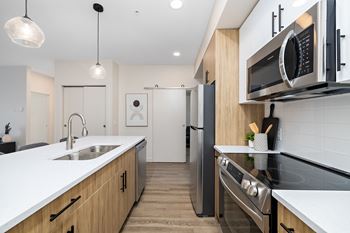 A modern kitchen